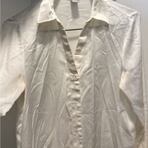 H&M Classic Cream Blouse
